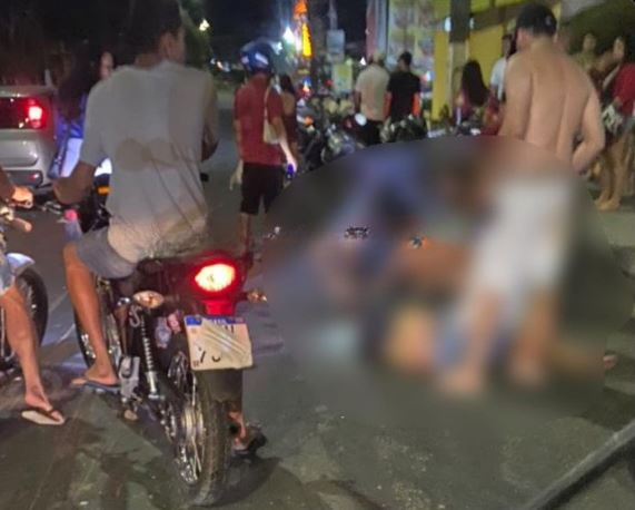 "Grau" durante rolé termina em acidente com dois motociclistas feridos em Manaus