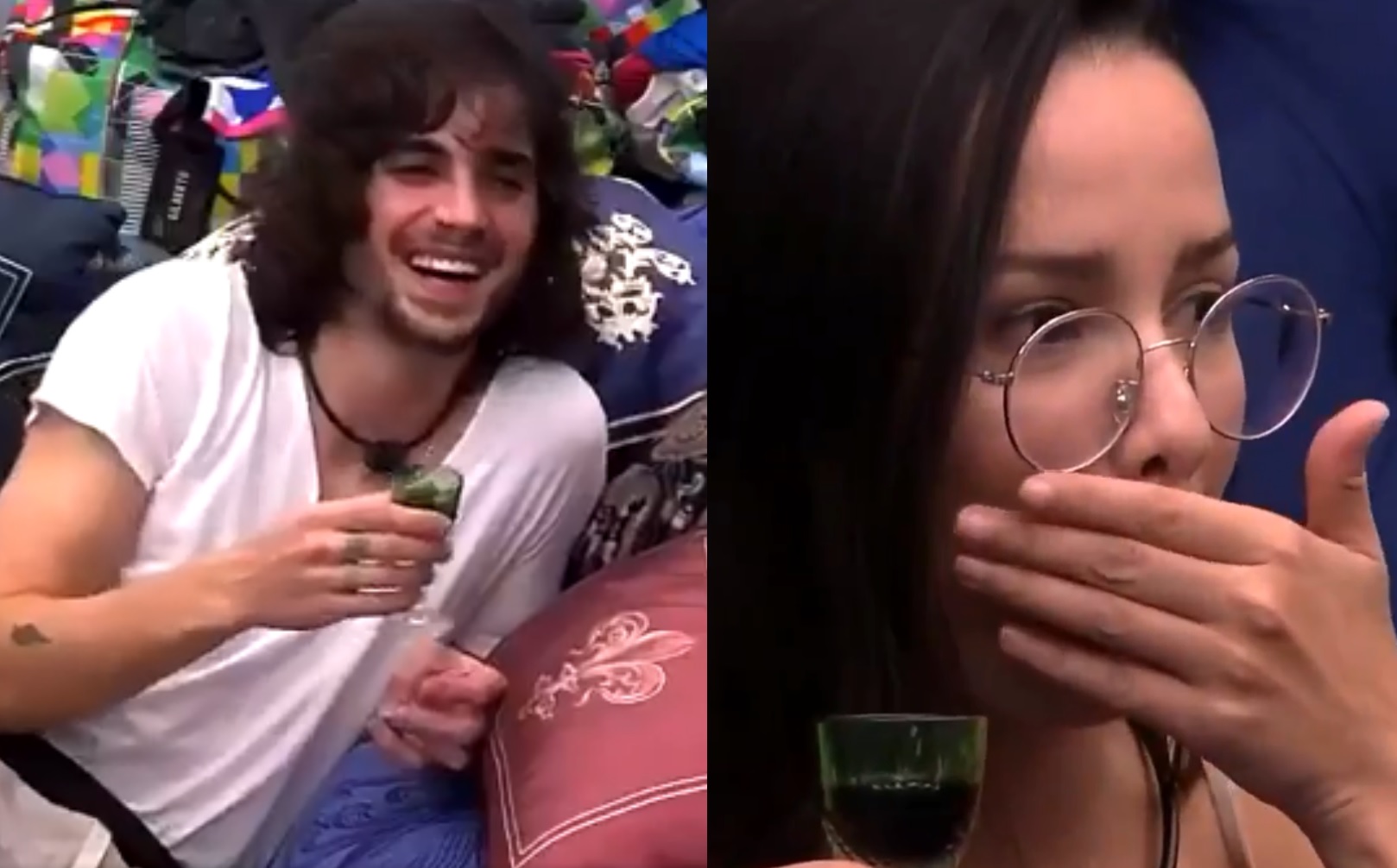 A la Fábio Jr., Fiuk joga beijo para Juliette e diz porque não quer Thais