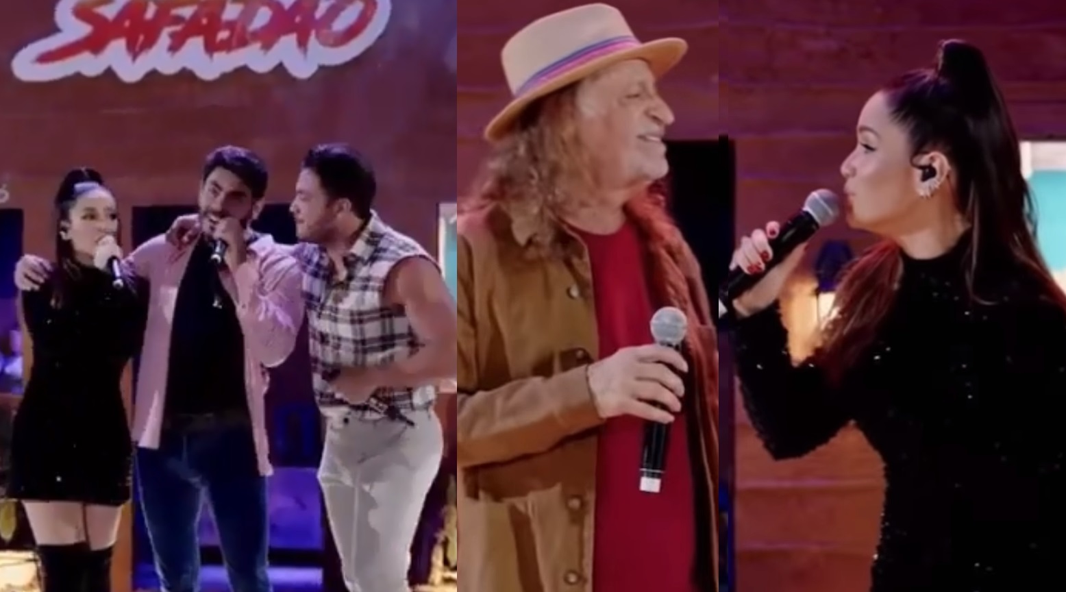 Veja os melhores momentos da live de Safadão com Juliette, Alceu Valença e Rodolffo