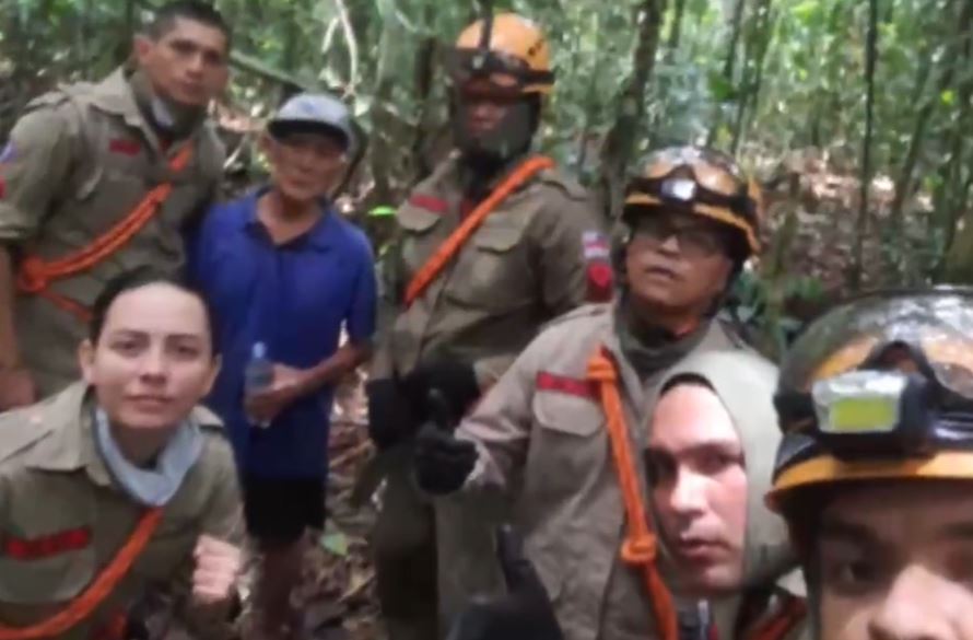 Idoso que se perdeu em mata enquanto procurava tucumã é encontrado em Manaus