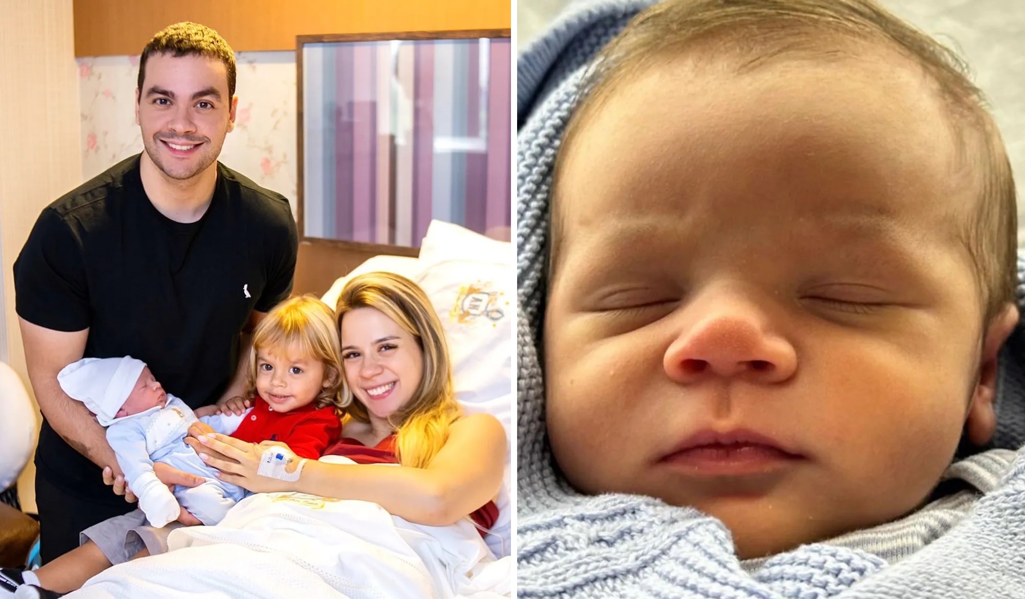 Luccas Neto anuncia nascimento do 2º filho e mostra foto; bebê ganha nome inspirado em Star Wars