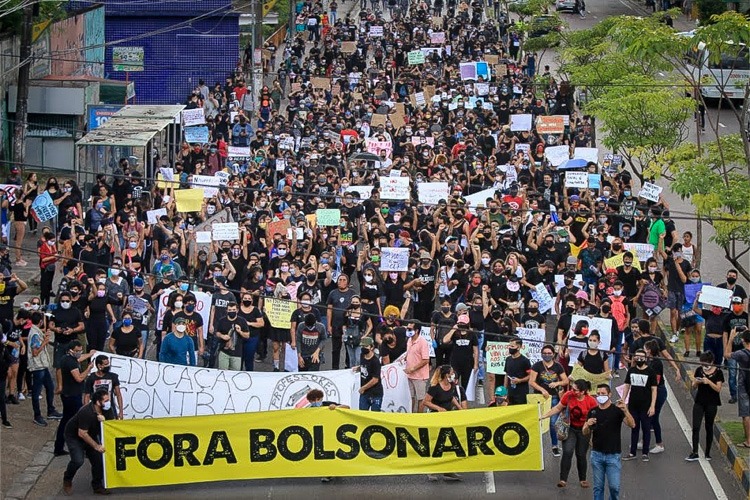 Entidades marcam protesto contra Bolsonaro hoje em Manaus