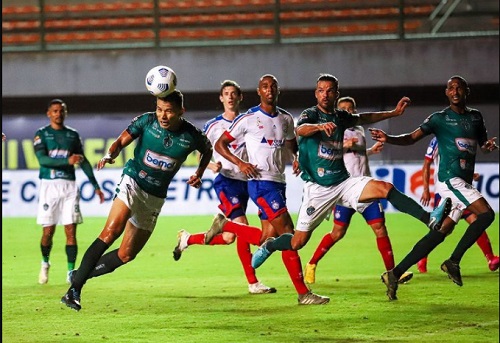 Manaus FC leva goleada do Bahia pela 2ª fase da Copa do Brasil