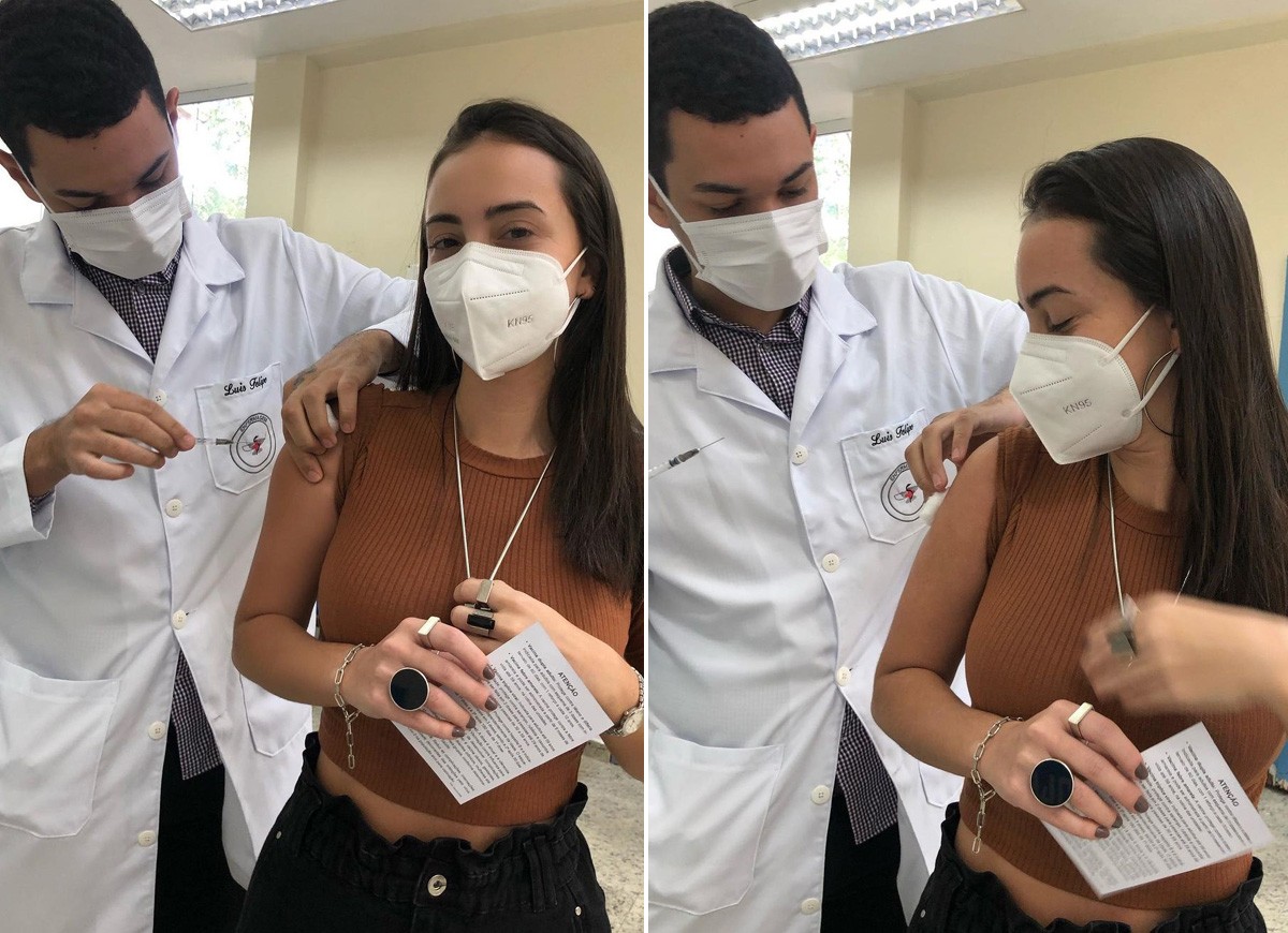 Filha de Eduardo Galvão é vacinada 7 meses após morte do pai, vítima da covid