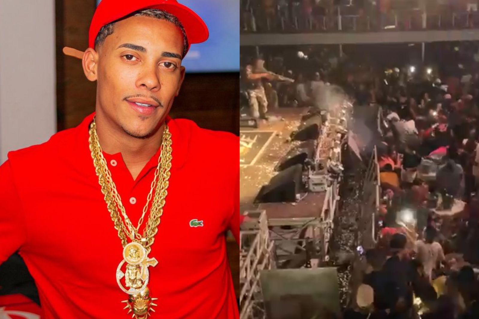 Show de MC Poze é interrompido pela polícia em Belém e público se revolta; Vídeo