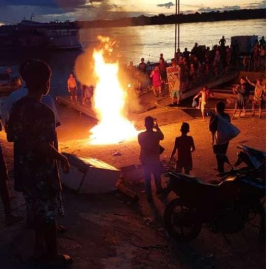 Em áudio, filho de homem incendiado em Japurá diz que pai não era pirata e foi morto por engano 