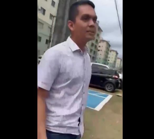 Vídeo: Tenente da PM persegue família e invade condomínio em Manaus