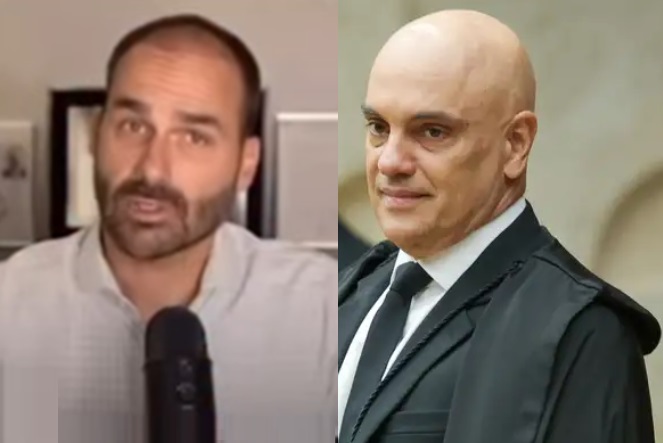 Flávio Bolsonaro ataca Moraes após ministro citar traição à pátria e 'pseudopatriotas'