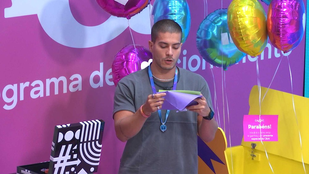 BBB22: Arthur é o novo Anjo e surpreende com escolha para o castigo do Monstro