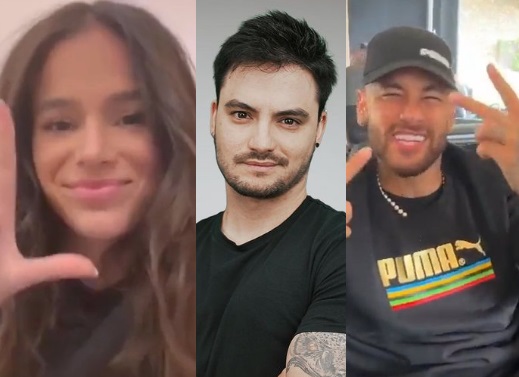 Felipe Neto usa vídeo de Bruna Marquezine e internautas reagem após Neymar declarar apoio a Bolsonaro; veja
