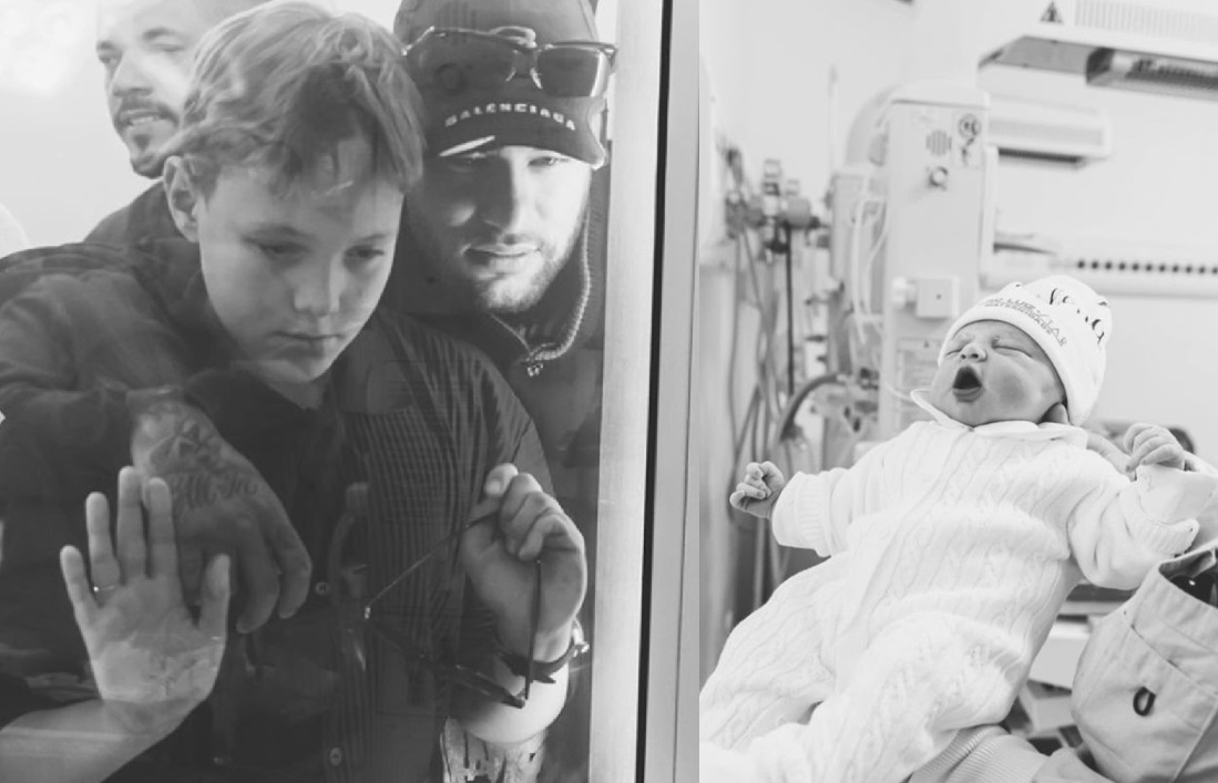 Neymar posta primeira fotos da filha Helena; veja o rostinho da bebê