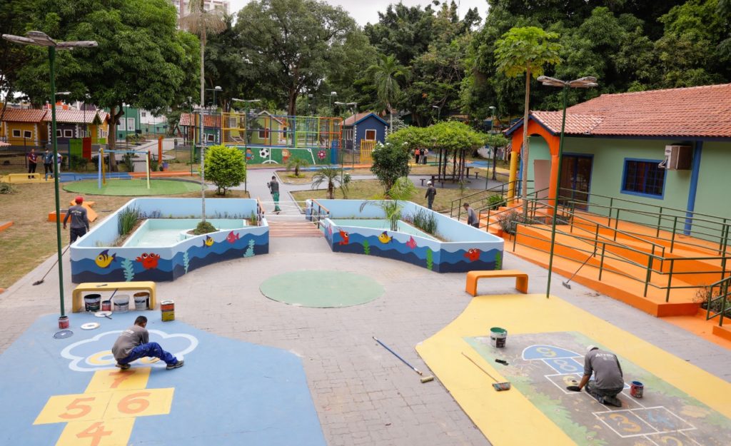Revitalizado, Parque Cidade da Criança é entregue hoje com evento-teste em Manaus