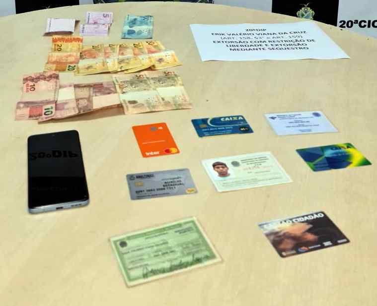 Homem que sequestrou dono de chácara e o obrigou a fazer pix é preso em Manaus