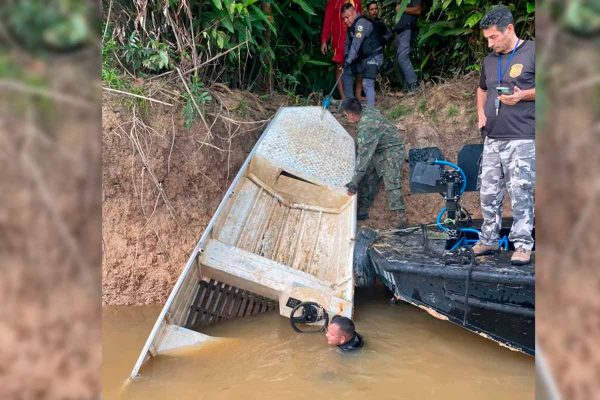 Polícia vai usar lanchas apreendidas para simular mortes de Bruno e Dom no Amazonas