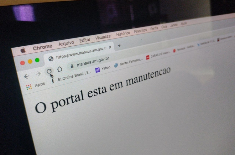 Sites da prefeitura de Manaus vão ficar fora do ar para manutenção