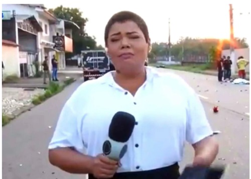 Repórter da Record descobre ao vivo sobre morte de amigo em acidente