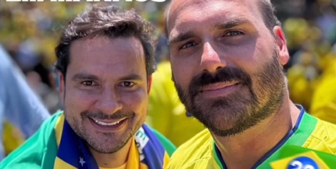 Eduardo Bolsonaro vem a Manaus para comício de Alberto Neto