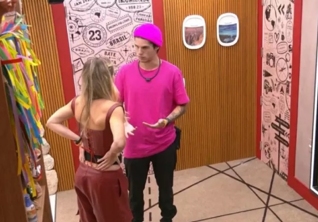 Gabriel questiona Bruna após discurso de Tadeu: 'Acha que é tóxico?'