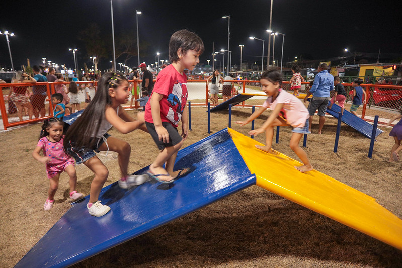 Primeira etapa do parque Amazonino Mendes é entregue durante aniversário de Manaus