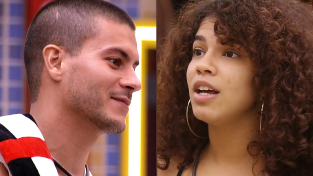 Maria bate boca com Arthur após jogo da discórdia no BBB22
