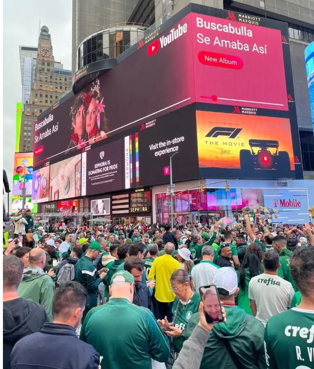 Palmeiras estreia na Copa do Mundo de Clubes e torcedores 'invadem' em Nova Iorque
