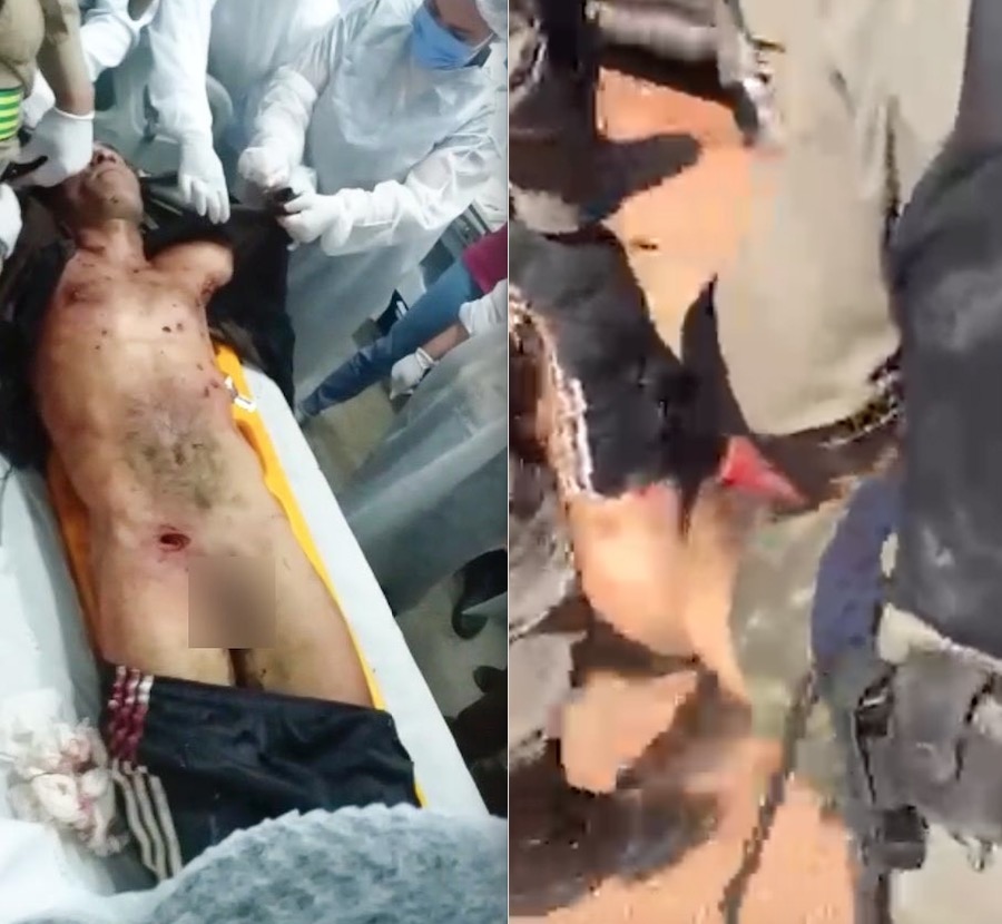 Cenas fortes: Lázaro teve corpo crivado de balas durante captura