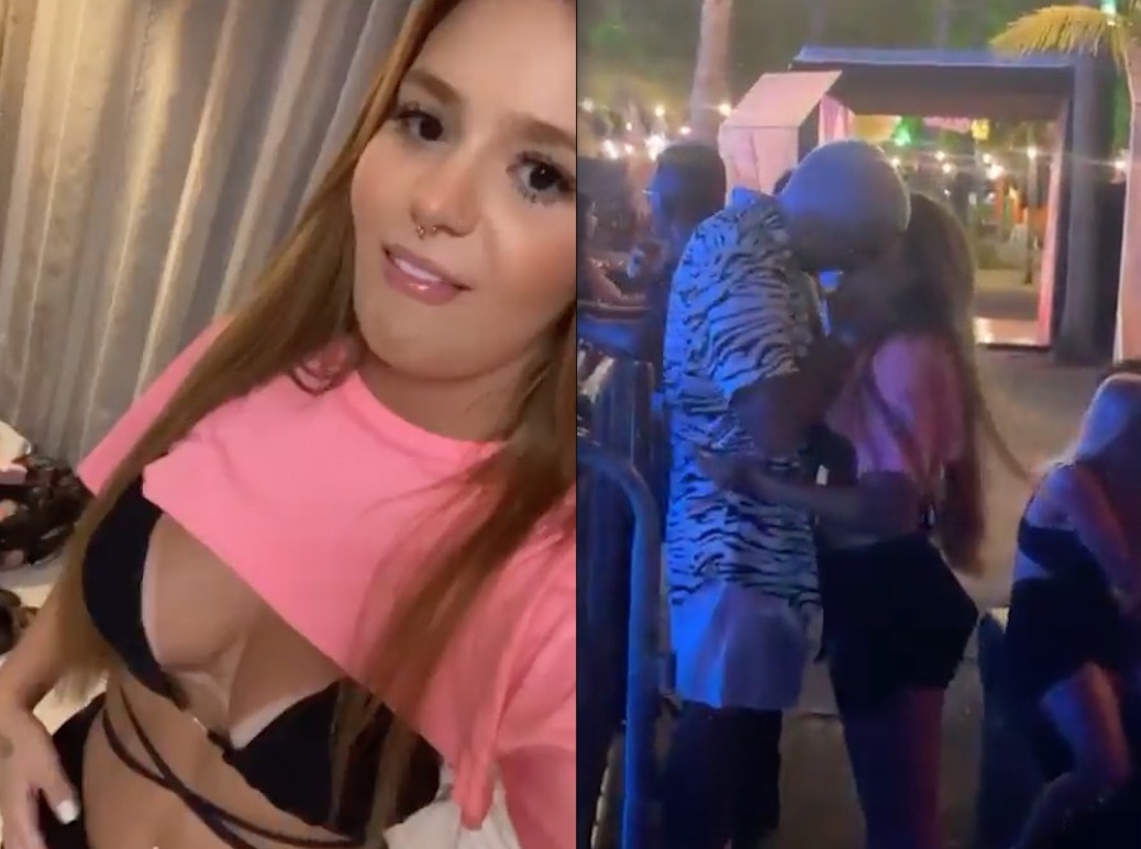 Viih Tube é flagrada aos beijos com Lipe Ribeiro e influencer na Farofa da Gkay