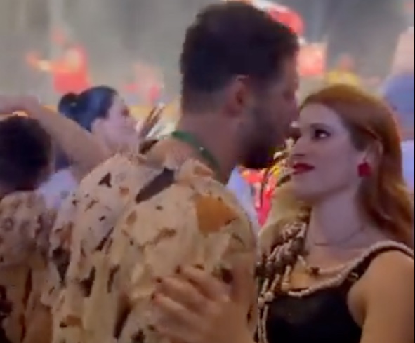 Em Parintins, Ana Clara e Rodrigo Mussi se reencontram após affair; vídeo