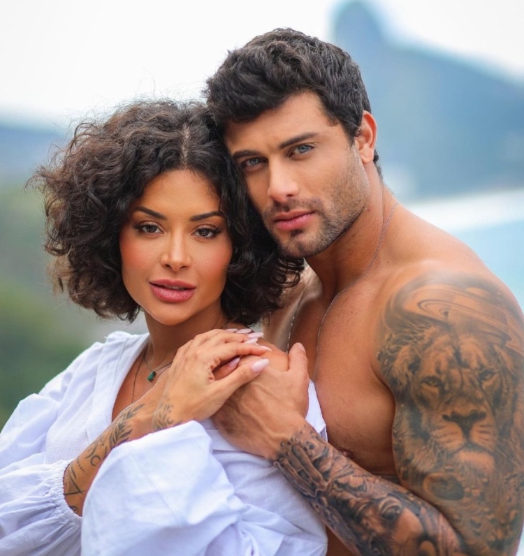 Aline Campos e Jesus Luz anunciam término após 7 meses de namoro