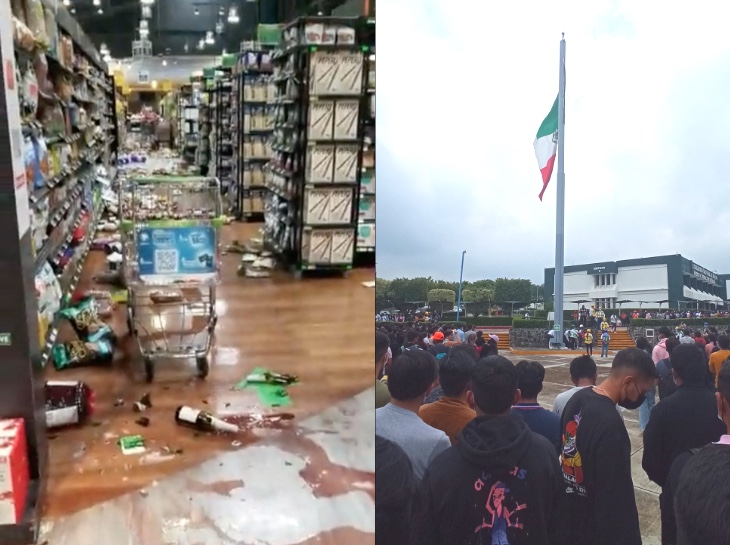 Terremoto de 7,6 de magnitude atinge o México e alerta de tsunami é emitido