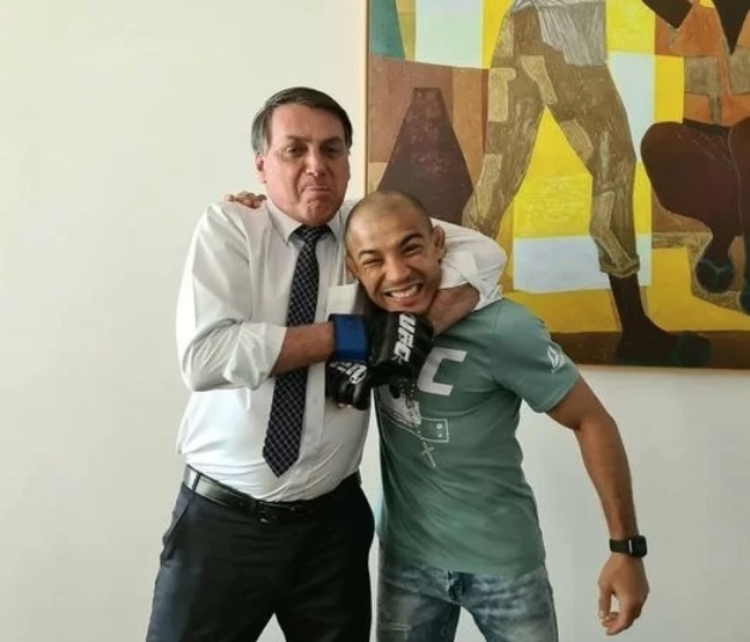 José Aldo teve viagens a Brasília bancadas pelo governo Bolsonaro