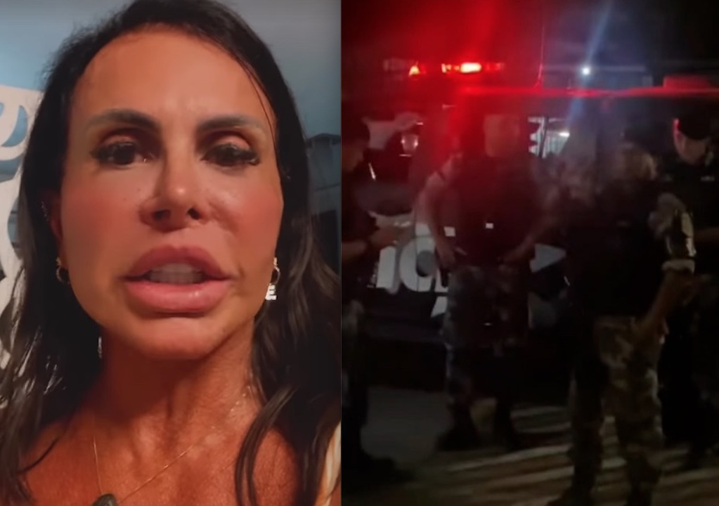 Gretchen se envolve em confusão com PM’s em Belém e diz que foi ameaçada