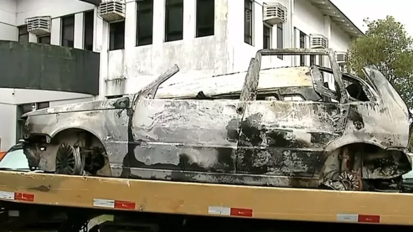 Chacina: Carro é encontrado carbonizado com 6 corpos de operários 