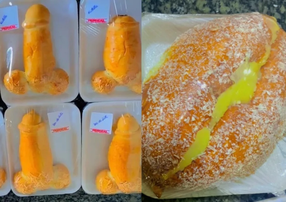 Pães em formatos de pênis e vagina viralizam e clientela ‘cai de boca'