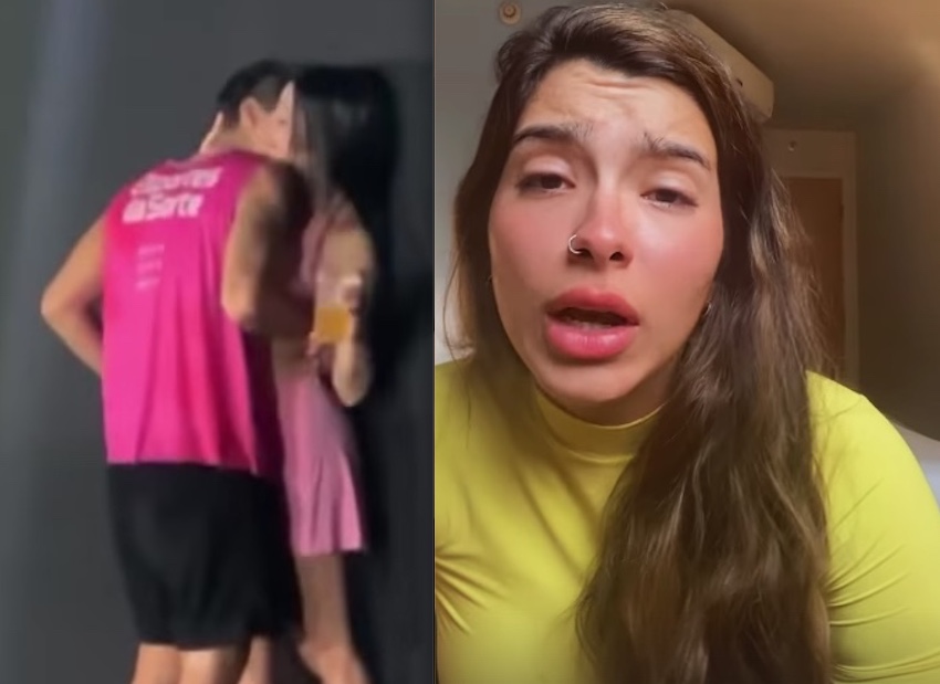 Farofa da Gkay: vídeo de pegação de Beca Barreto viraliza e namorada do rapaz descobre traição  