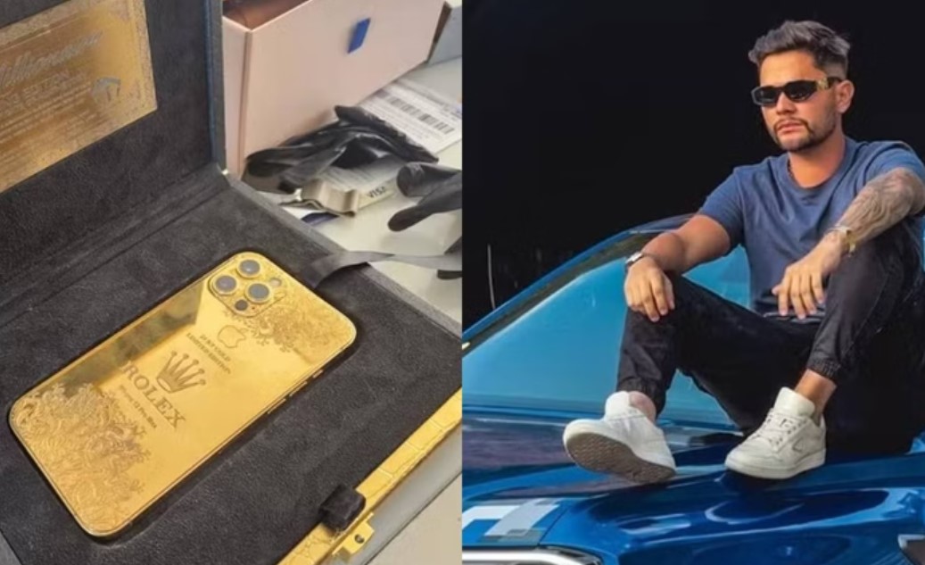 Operação que investiga rifas ilegais mira influencer que ostentava iPhone de ouro