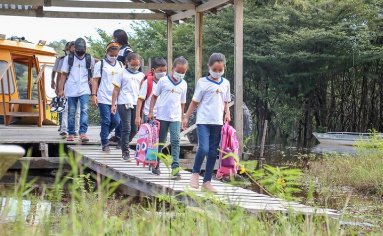 Abertura do ano letivo das escolas ribeirinhas de Manaus é antecipada