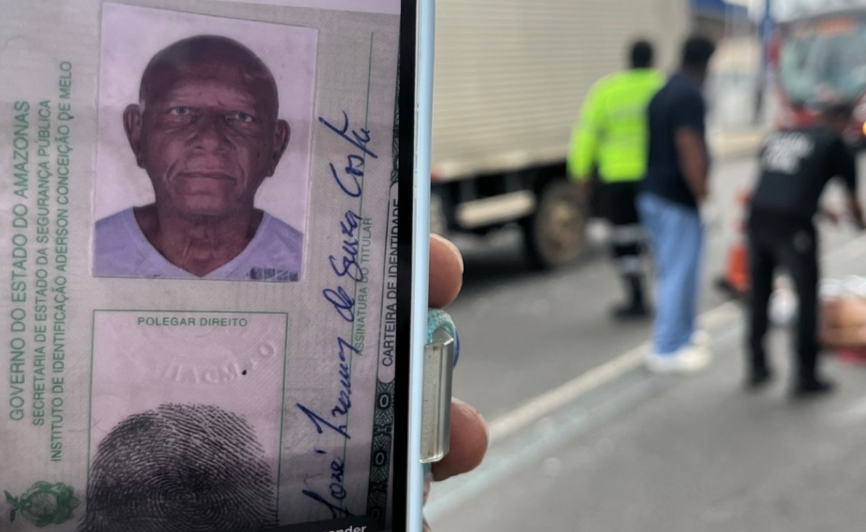 Idoso morre atropelado ao sair de agência do INSS na Cidade Nova