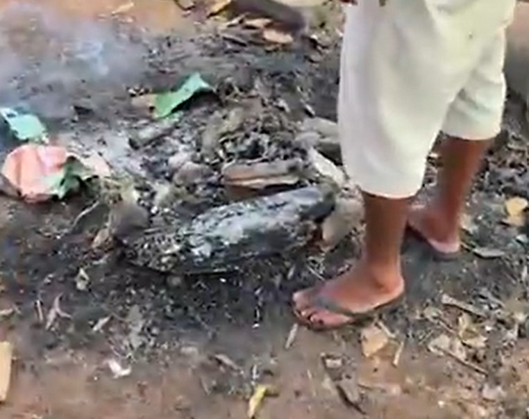 Mulher é arremessada sobre churrasqueira durante acidente de moto em Itacoatiara