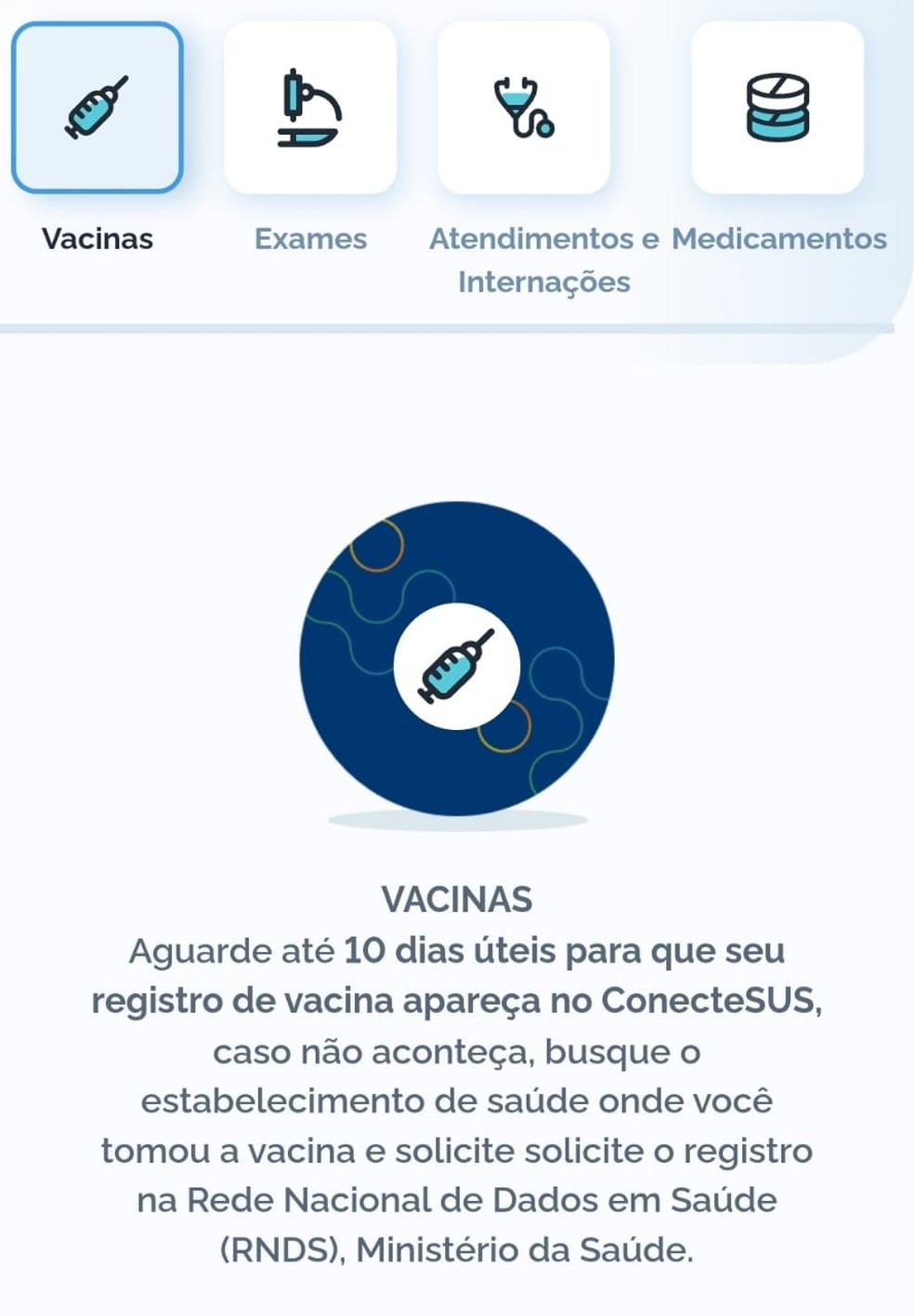 ConecteSUS segue sem apresentar dados de vacinação contra Covid-19 após 13 dias fora do ar
