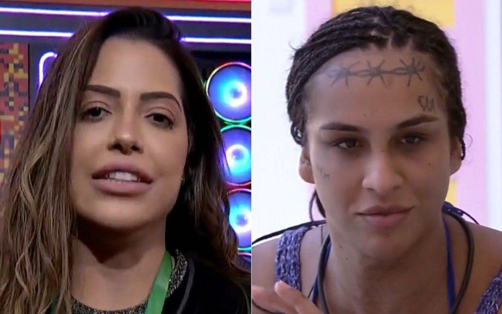 Laís explica para Linn da Quebrada torpedo que enviou para sister no BBB22