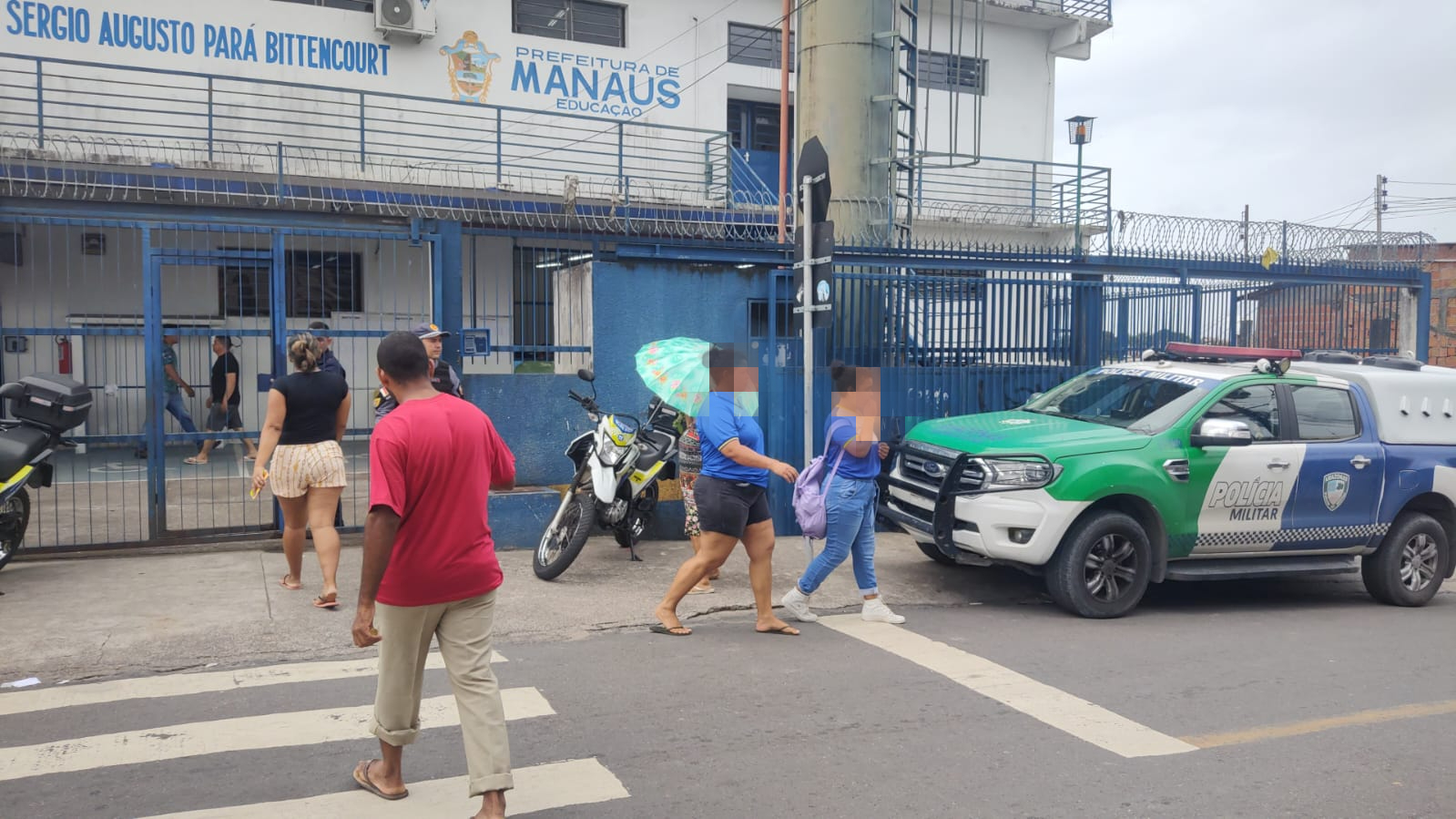 Ameaça de massacre em escola em Manaus deixa pais e alunos em pânico