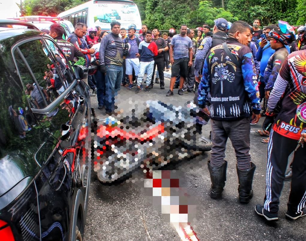 Motociclista de app morto em acidente em Manaus deixa filho e esposa grávida de 9 meses