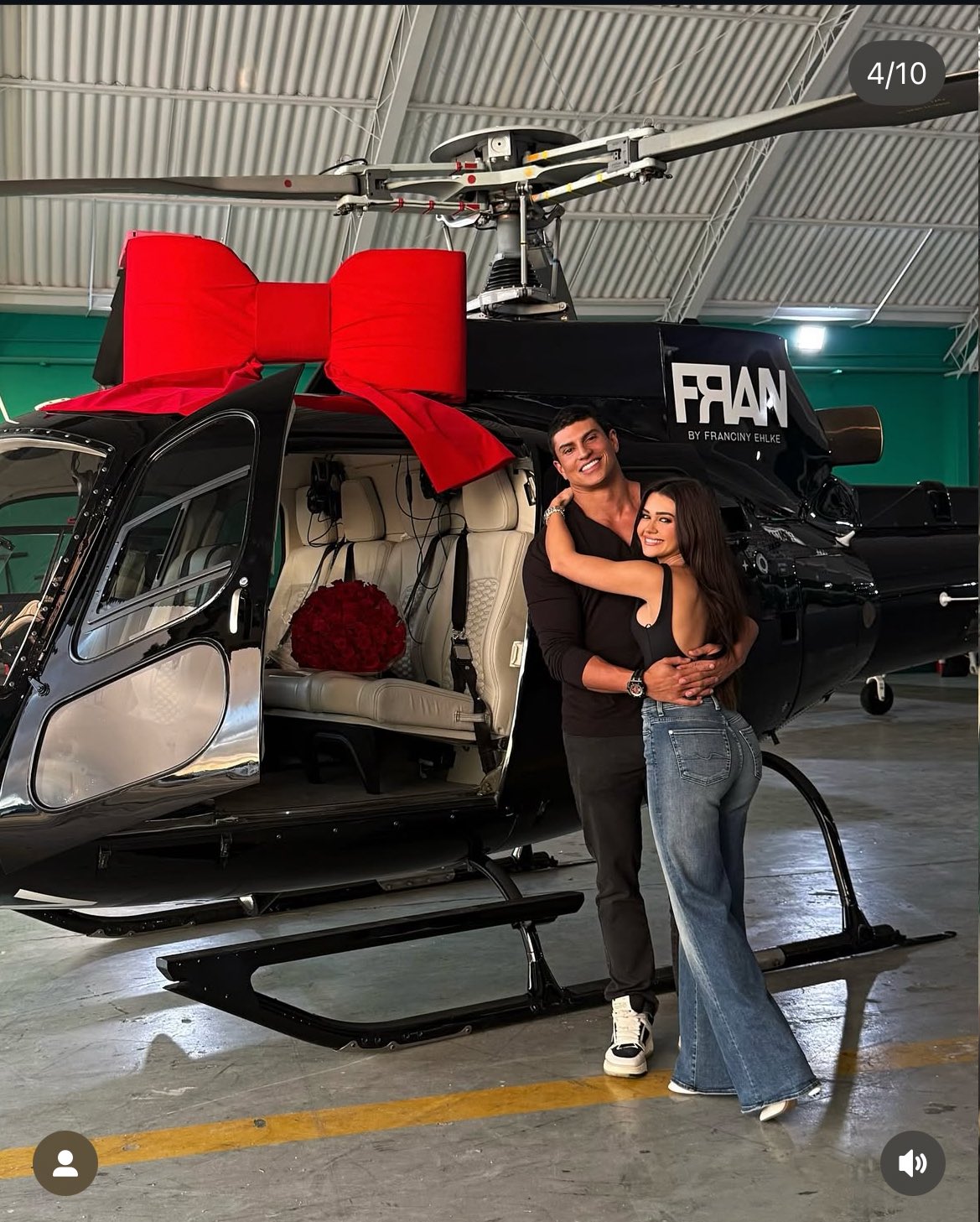 Franciny Ehlke ganha helicóptero de presente de noivo bilionário; veja a reação