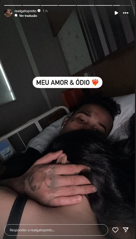 Após dar à luz só, Bia Miranda surge abraçada com Gato Preto e ex perde paciência: 'buraco'