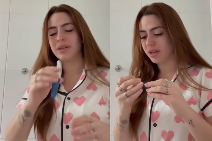 Huma Kimak anuncia gravidez e se emociona: ‘melhor parte da minha vida' 