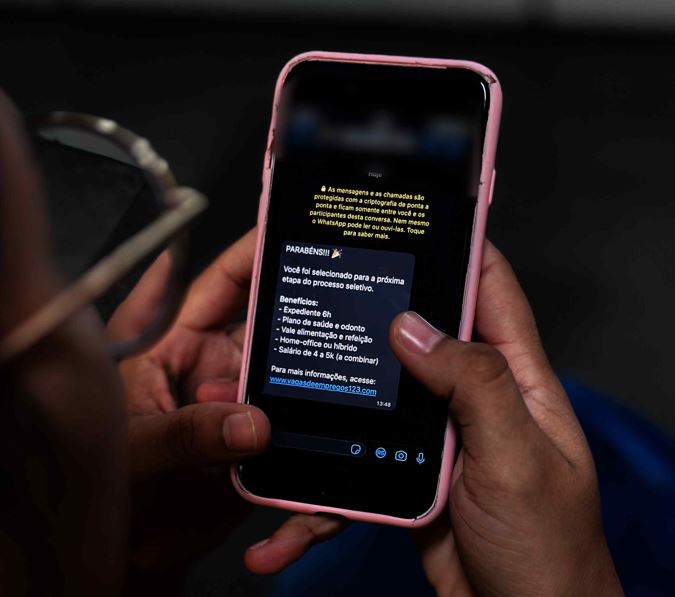 Criminosos usam falsa vaga de emprego para roubar dados pessoais de vítimas no Amazonas