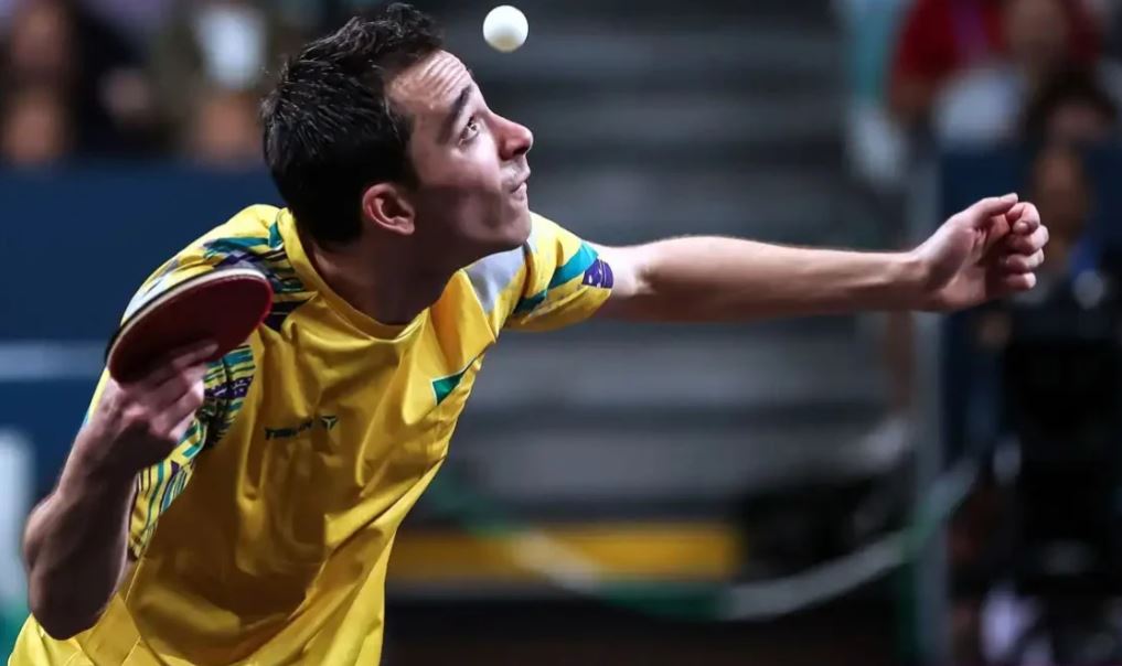 Hugo Calderano é derrotado por francês e deixa Olimpíadas sem medalha