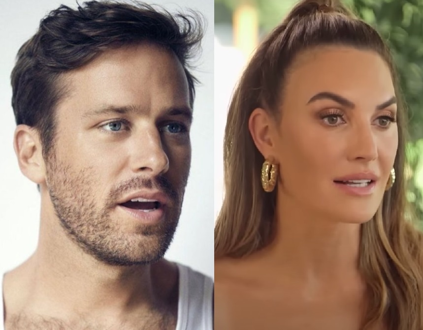 Ex de Armie Hammer fala 1ª vez sobre escândalos de canibalismo e abuso do ator