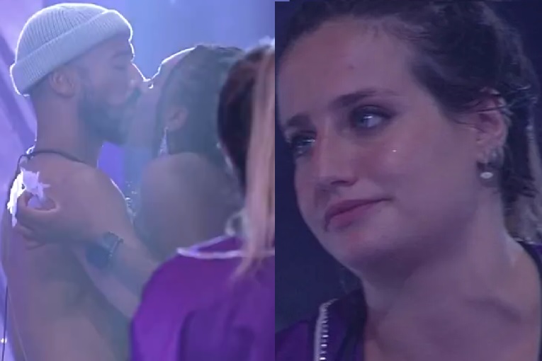 Vídeo: Bruna fica ‘fissurada’ em pegação de Alface e Sarah: 'gostosinho de ficar olhando'